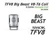 Smok TFV8 Big Beast Coils - V8T6