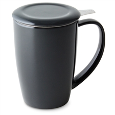 Curve Tall Tea Mug with Infuser & Lid