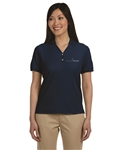 Women's Pima Piqué Short-Sleeve Y-Collar Polo