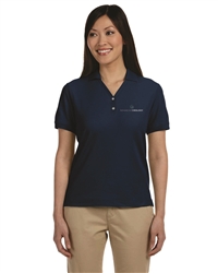 Women's Pima Piqué Short-Sleeve Y-Collar Polo