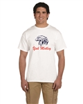 Yak Motley Short Sleeve Cotton T-Shirt with Eagle Logo