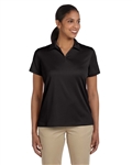 Harriton Ladies Double Mesh Polo