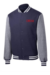 Men's Fleece Letterman Jacket