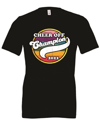 Cheer Off 2022 Champ Bella+Canvas Short Sleeve T-Shirt