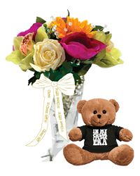 Large Mixed Flower Bouquet with 2023 Event Bear