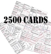 Convention Cards - Pack of 2500(Free Shipping)