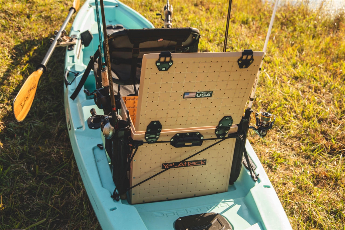 YakAttack BlackPak Pro Kayak Fishing Crate - 13 x 16 (BLP-PRO-13X16) –  Hook and Arrow