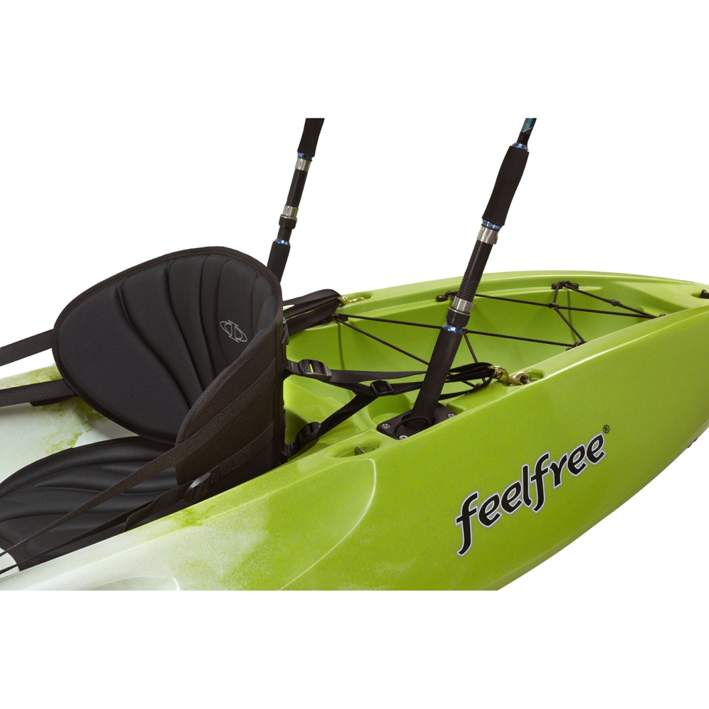 Flush mount rod holder for kayak