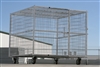 Steel Exotic Animal Transport Cage with Sliding Door