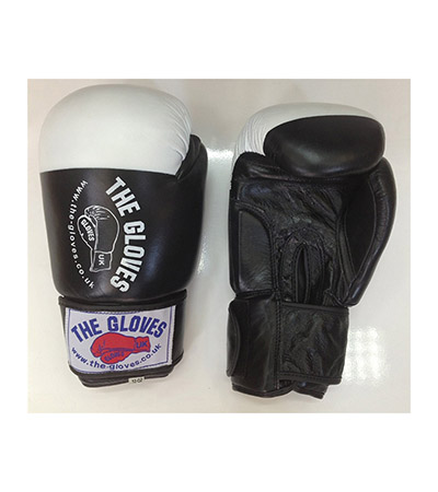 Black and White Comp Sparring Gloves