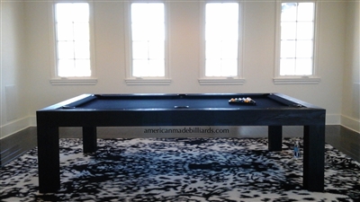 Modern Pool Table, Ash Black