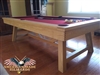 Modern White Oak Rustic Picnic Pool Tables