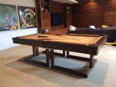 Modern Pool Tables Walnut Excalibur