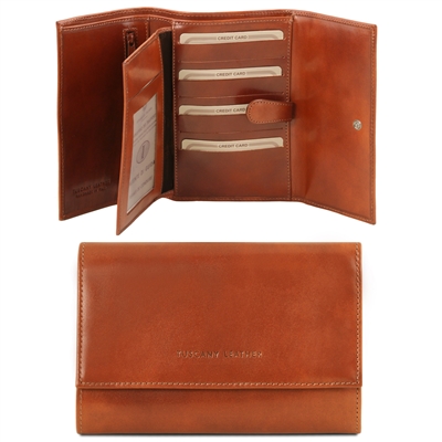 Tuscany Leather TL140796 Leather wallet for women - Honey