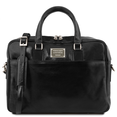 TL141241 Urbino Leather Laptop Bag by Tuscany Leather