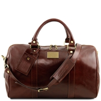 TL141250 Voyager Leather Duffel Bag by Tuscany Leather