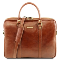 TL141283 Prato Leather Laptop Bag by Tuscany Leather