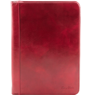 Tuscany Leather TL141287 Luigi XIV Document Case - Red