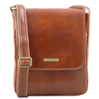 TL141408 John Leather Crossbody Bag for Men by Tuscany Leather