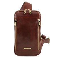 TL141536 Martin Men's Leather Crossbody Bag by by Tuscany Leather