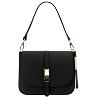 TL141598 Nausica Black Shoulder Bag for Women by Tuscany Leather