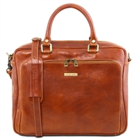 TL141660 Pisa Leather Laptop Bag by Tuscany Leather