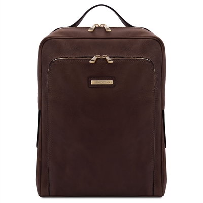 TL141773 Bangkok Leather Laptop Backpack by Tuscany Leather