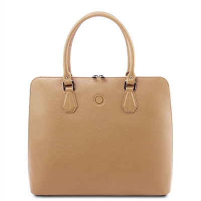 TL141809 Magnolia Leather Business Bag for Women by Tuscany Leather