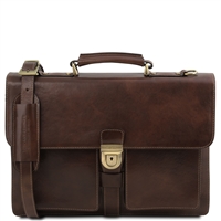 TL141825 Assisi Leather Briefcase for Men by Tuscany Leather