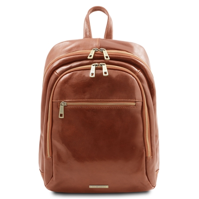 TL142049 Perth Leather Laptop Backpack by Tuscany Leather