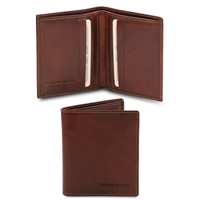 TL142064 Brown Leather Wallet for Men by Tuscany Leather