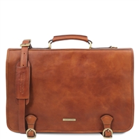 TL142073 Ancona Leather Messenger Bag for Men by Tuscany Leather