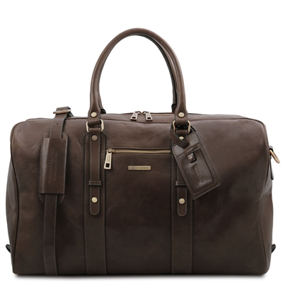 TL142140 Voyager Leather Travel Bag by Tuscany Leather