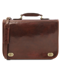 TL142243 Siena Leather Messenger Bag for Men by Tuscany Leather