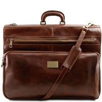 TL142337 Papeete Leather Garment Bag by Tuscany Leather