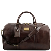 TL141247 Voyager Leather Duffle Bag by Tuscany Leather