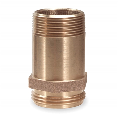 1-1/2" x 3-1/2" Brass Rack Nipple