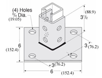 Strut Post Base