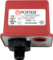 Potter PS25-2 Low?high Supervisory Pressure Switch