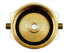 2-1/2 brass cap w/ 1/4  female tap
