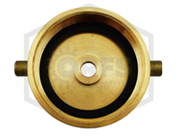 2-1/2 brass cap w/ 1/4  female tap