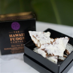 White Chocolate Macadamia Nut Brittle