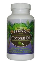 PERFECT COCONUT OIL The Purest Organic, Extra-Virgin, Unrefined, Cold-Pressed
