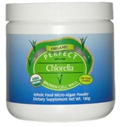 PERFECT CHLORELLA - Organic & Fairly-Traded Chlorella - 180g Powder