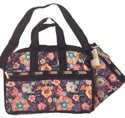 LeSportsac Paradise Bloom Exclusive Hawaii Medium Weekender 7184 includes Pouch