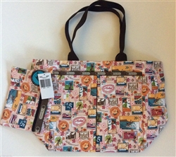 LeSportsac Lei Aloha-Exclusive Hawaii-Every Girl Tote 7891 with pouch