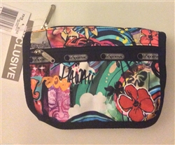 LeSportsac 808 Cool-Exclusive Hawaii-travel cosmetic bag (5.375 x 8 x 3 in)