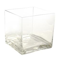 6" Square Vase