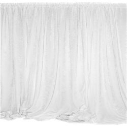 White Drape Panel 15' Long