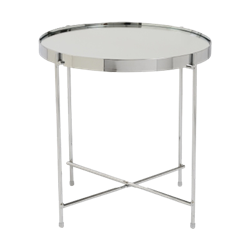 Silver Tray End Table